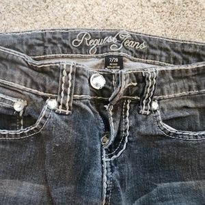 Request embellished jeans